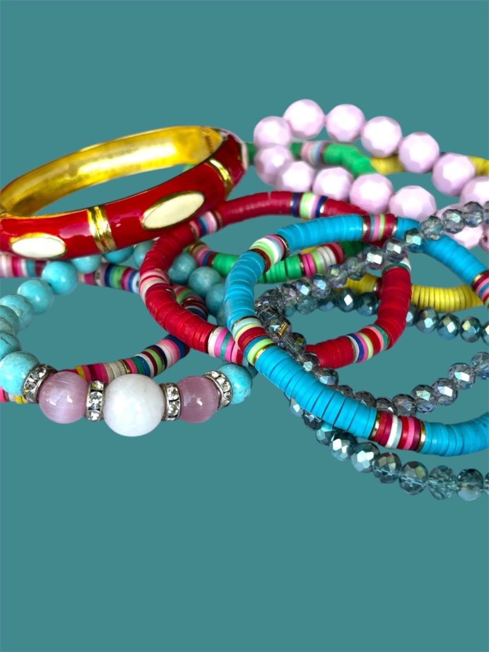 10-Piece Eclectic Bracelet Bundle